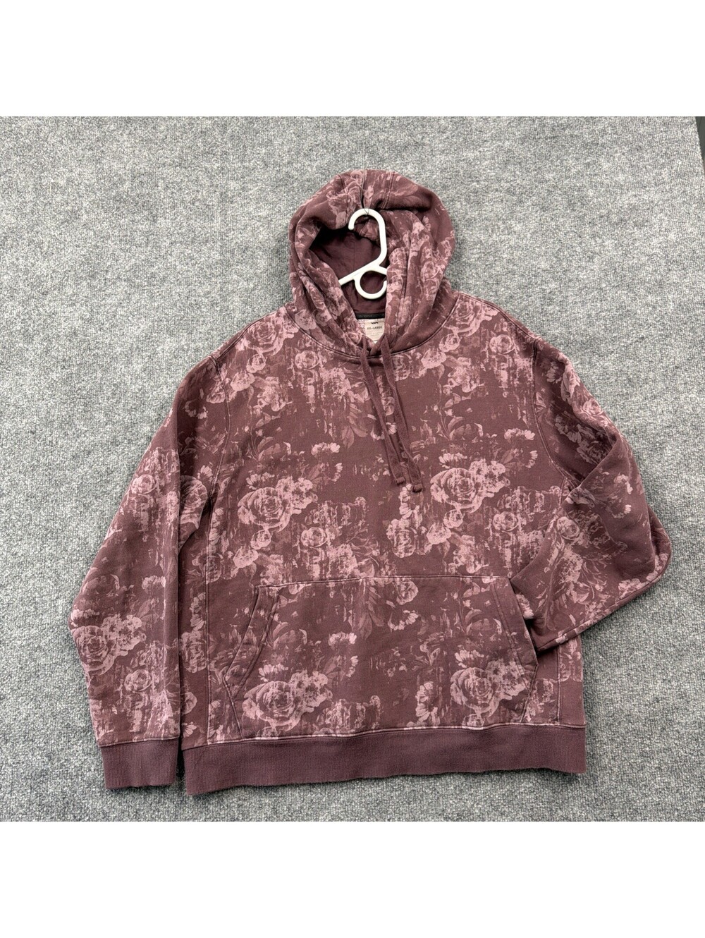Vrst  Women’s Purple Flowered Hoodie Pull Over XXL